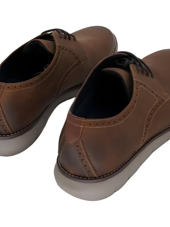 Johnston & Murphy Milson Wingtip Oxford Dress Shoes Brown 8.5M main image 5